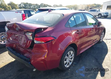 2025 Toyota Corolla Le z USA, uszkodzony, nr VIN 5YFB4MDEXSP262286